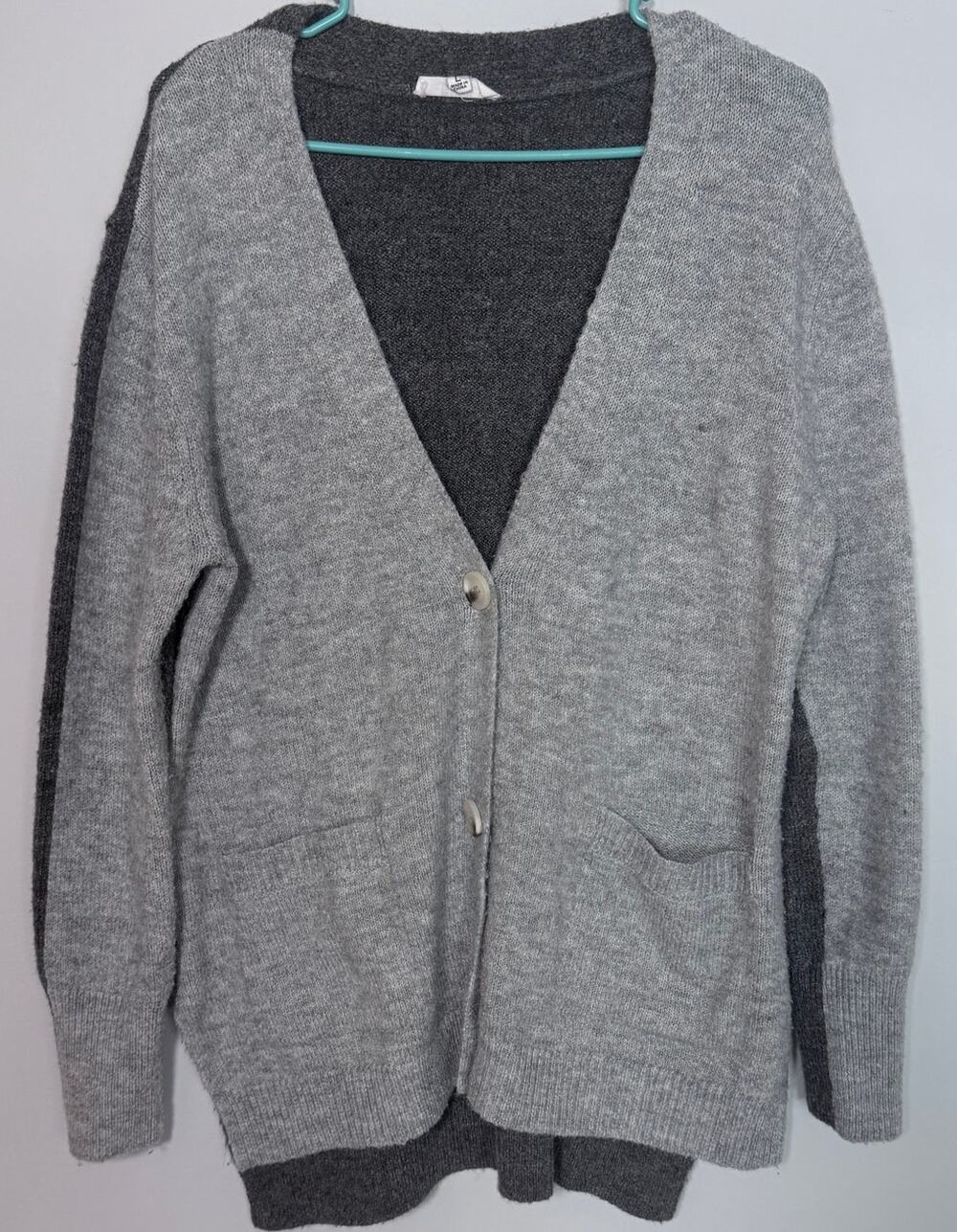 BB Dakota Steve Madden Colorblock Cardigan Sz L